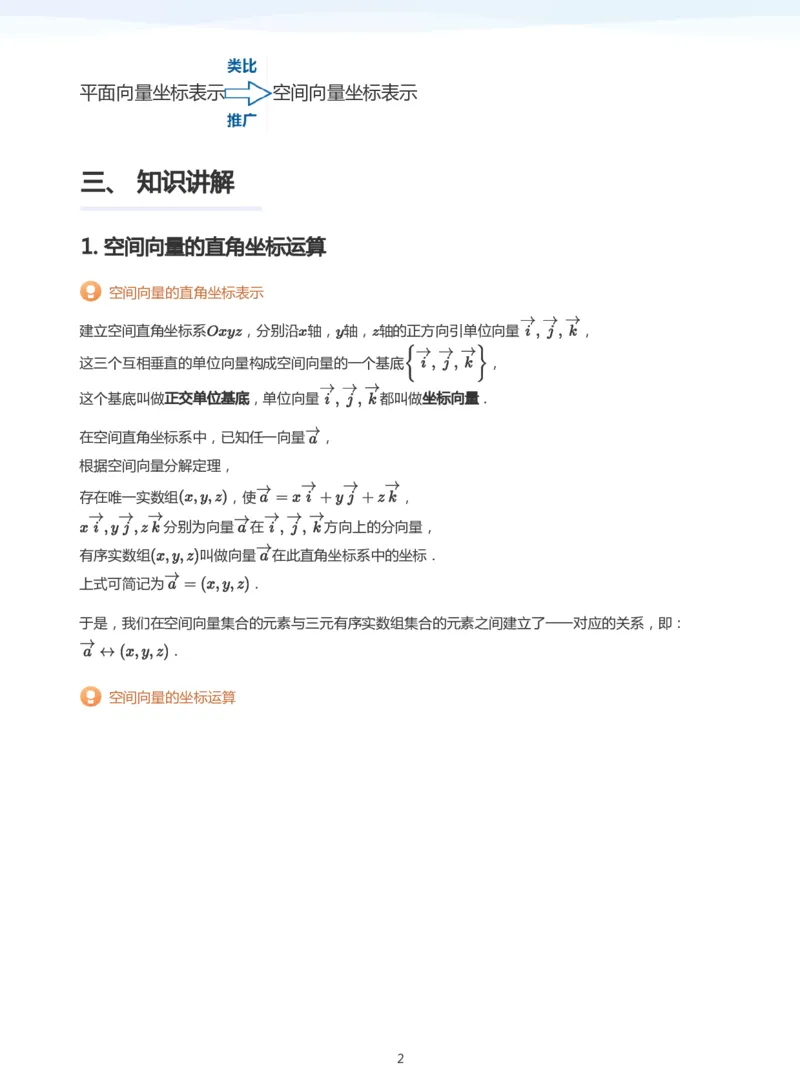 空间向量与立体几何(学生版)_高中三年全科资料_高中_学而思高中数学（暑假衔接）面授升高..高二.高三_学而思面授班升高二暑期讲义+题集