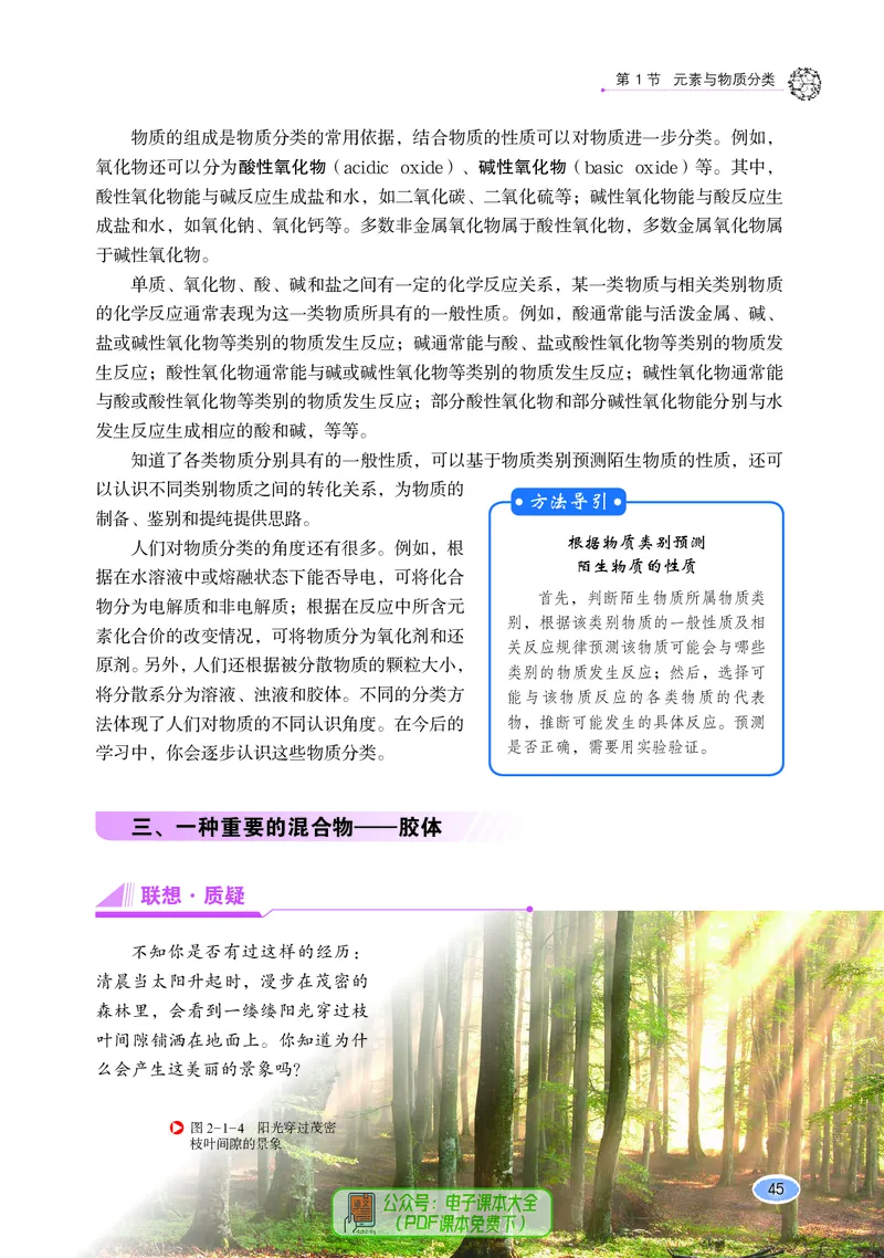 普通高中教科书化学必修第一册_高中三年全科资料_高中_高中电子教材_高中化学_鲁科版