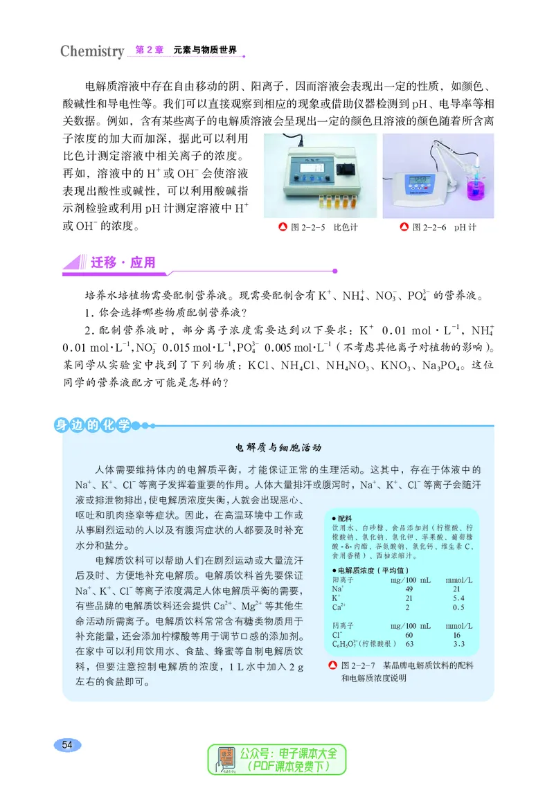 普通高中教科书化学必修第一册_高中三年全科资料_高中_高中电子教材_高中化学_鲁科版