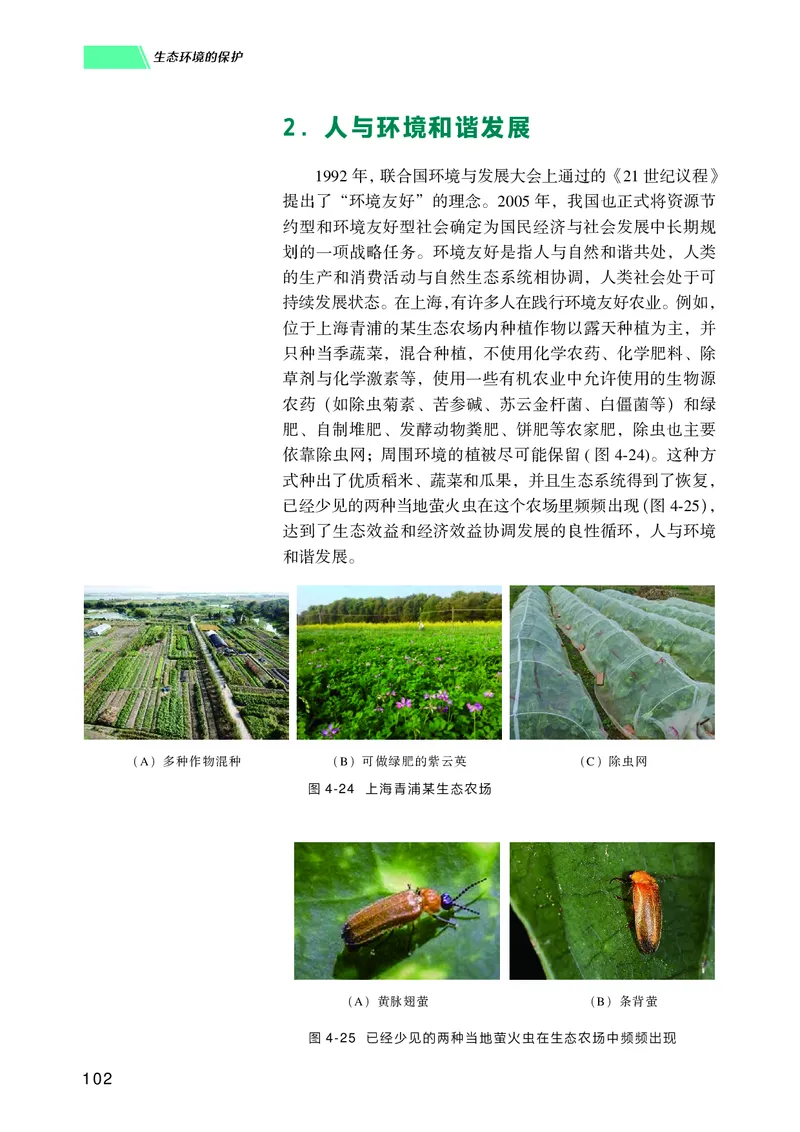 普通高中教科书生物学选择性必修2生物与环境_高中三年全科资料_高中_高中电子教材_高中生物学_沪科技版