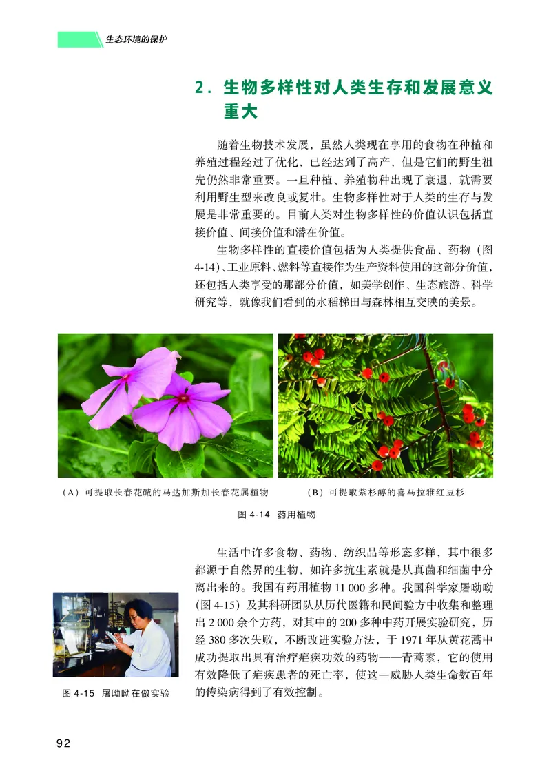 普通高中教科书生物学选择性必修2生物与环境_高中三年全科资料_高中_高中电子教材_高中生物学_沪科技版