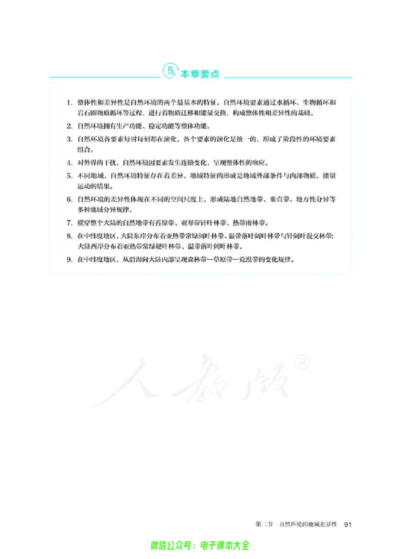 普通高中教科书地理选择性必修1自然地理基础_高中三年全科资料_高中_高中电子教材_高中地理_人教版_旧