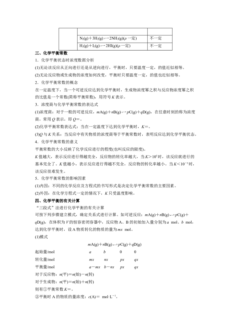 第04讲化学平衡-暑假衔接新高二化学暑假精品课（人教版）（学生版）_高中三年全科资料_高中_高中1_2025秋新高二《暑假衔接讲义》（语数外理化）电子版