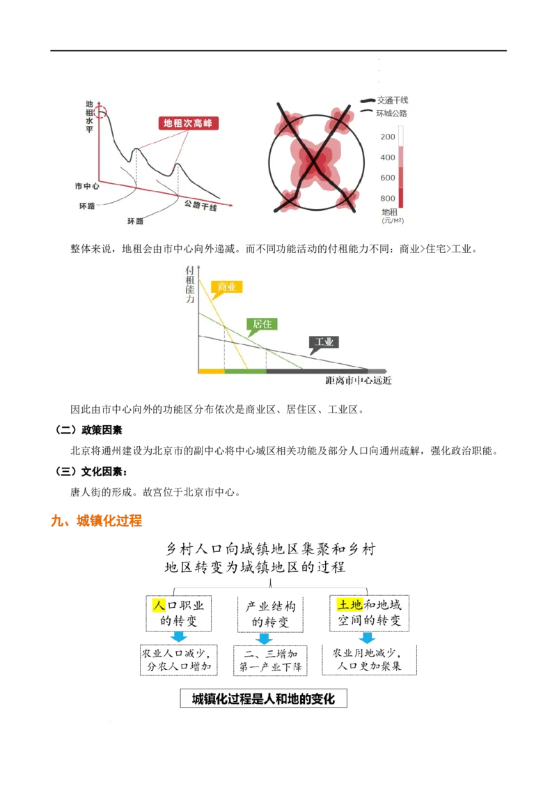 秘籍02考前必记人文地理25个核心考点（全国通用）_高中三年全科资料_高中_高中1_2026高中地理核心考点秘籍