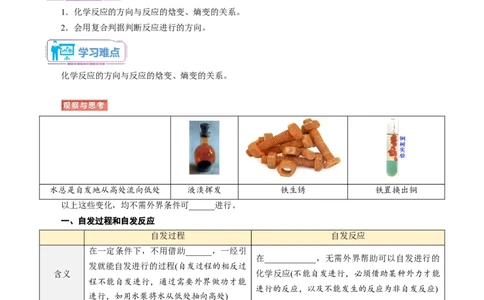 第07讲化学反应的方向-学生版新高二化学暑假衔接（人教版）_高中三年全科资料_高中_高中1_2025秋新高二《暑假衔接讲义》（语数外理化）电子版_暑假衔接第1套新高二化学