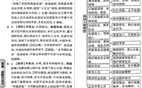 2026《万唯中考&bull;长沙黑白卷》道法黑白卷答案_2026中考押题卷合集_2026《万唯中考黑白卷》地方版(1)_2026《万唯中考&bull;长沙黑白卷》7科_2026《万唯中考&bull;长沙黑白卷》道法