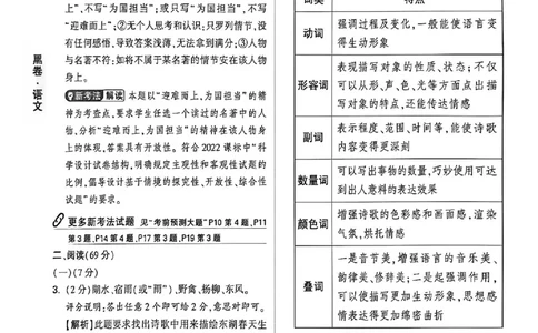 2026《万唯中考&bull;福建黑白卷》语文黑卷答案_2026中考押题卷合集_2026《万唯中考黑白卷》地方版(1)_2026《万唯中考&bull;福建黑白卷》7科_2026《万唯中考&bull;福建黑白卷》语文