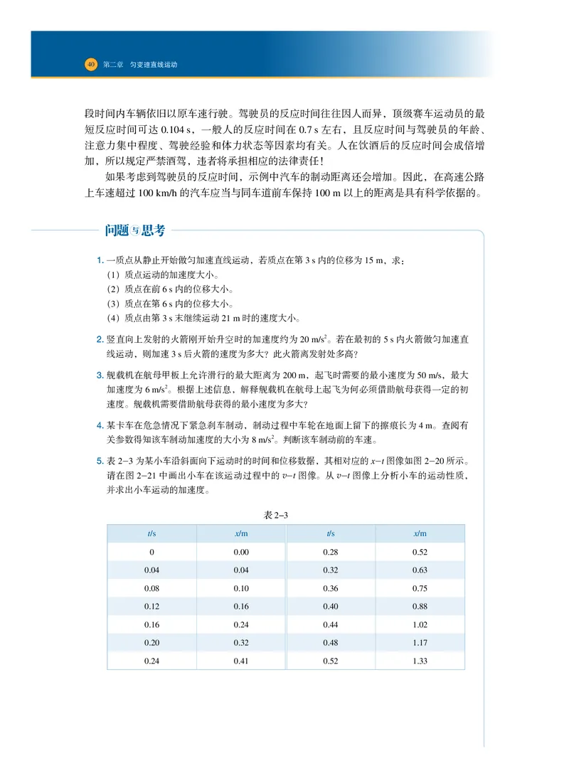 普通高中教科书物理必修第一册_高中三年全科资料_高中_高中电子教材_高中物理_沪科技版