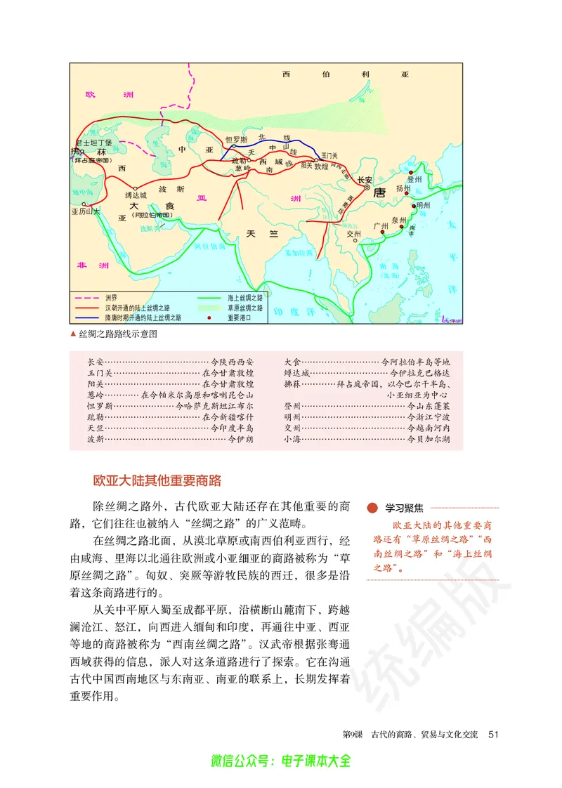 普通高中教科书历史选择性必修3文化交流与传播_高中三年全科资料_高中_高中电子教材_高中历史_旧