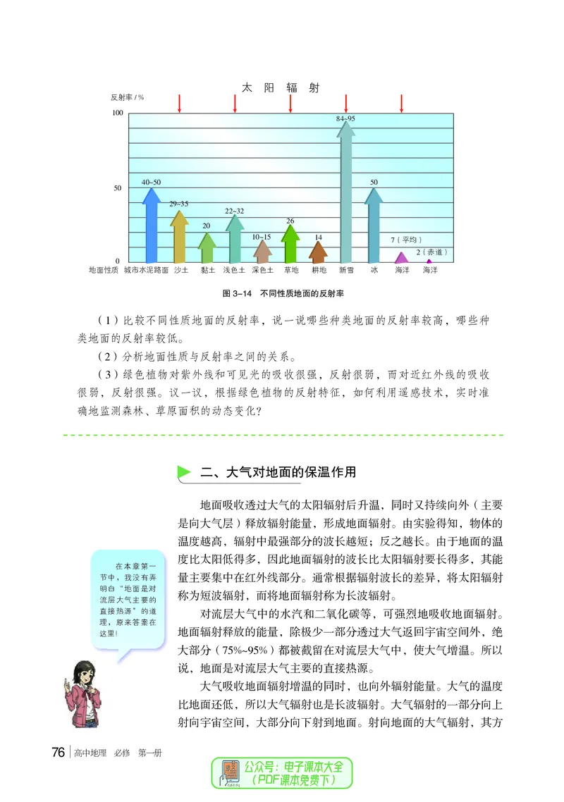 普通高中教科书地理必修第一册_高中三年全科资料_高中_高中电子教材_高中地理_湘教版