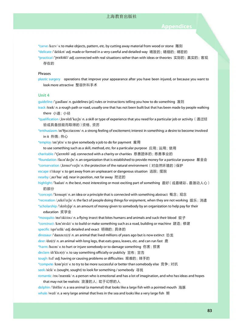普通高中教科书英语必修第三册_高中三年全科资料_高中_高中电子教材_高中英语_沪教版
