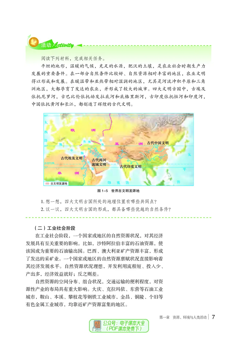 普通高中教科书地理选择性必修3_高中三年全科资料_高中_高中电子教材_高中地理_湘教版