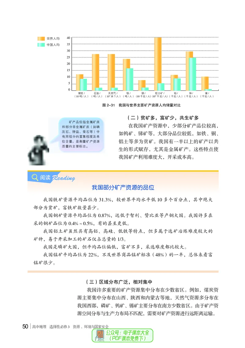 普通高中教科书地理选择性必修3_高中三年全科资料_高中_高中电子教材_高中地理_湘教版
