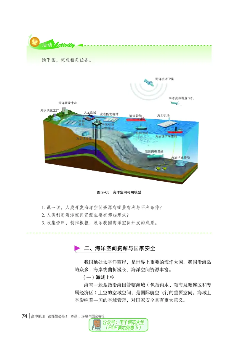 普通高中教科书地理选择性必修3_高中三年全科资料_高中_高中电子教材_高中地理_湘教版