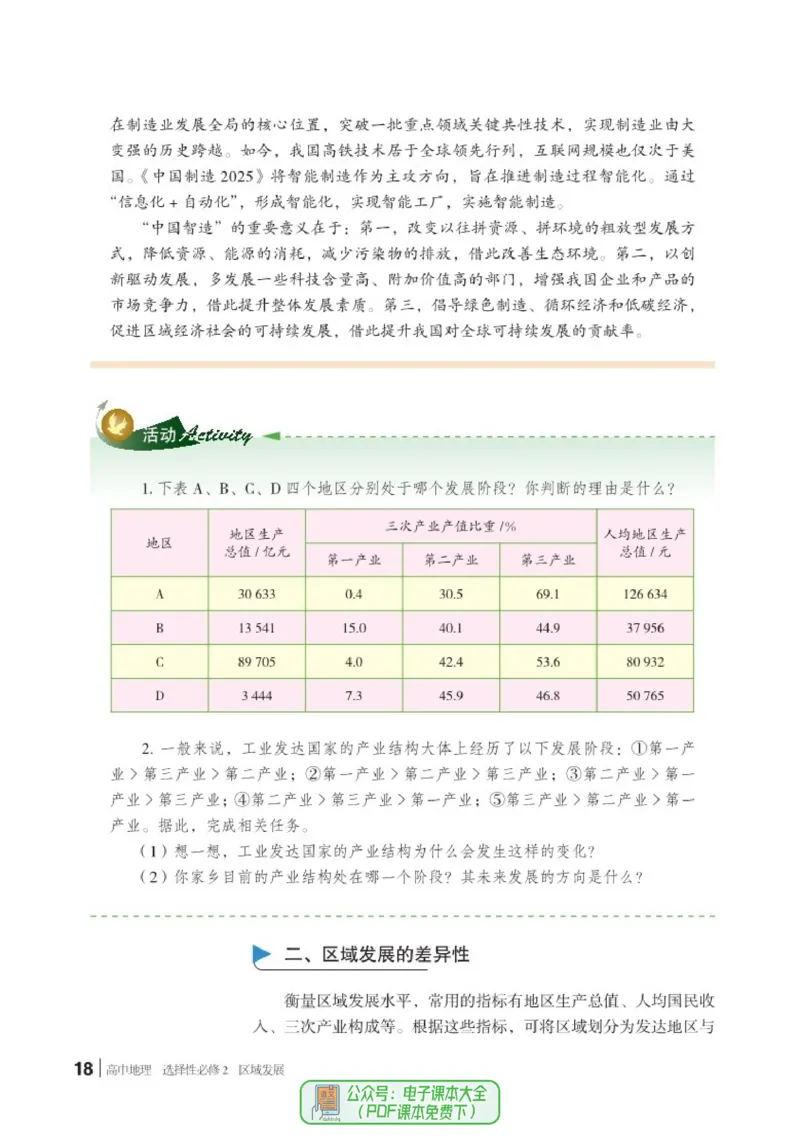 普通高中教科书地理选择性必修2_高中三年全科资料_高中_高中电子教材_高中地理_湘教版