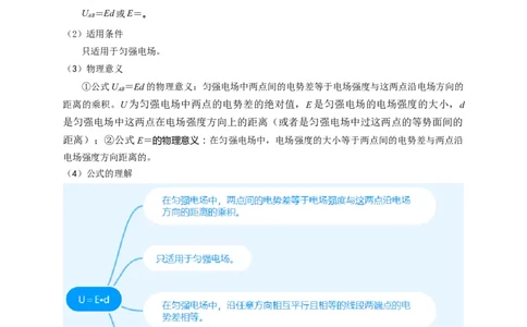 第35讲10.3电势差与电场强度的关系（教师版）-新高二暑假精品课（人教版）_高中三年全科资料_高中_高中1_2025秋新高二《暑假衔接讲义》（语数外理化）电子版
