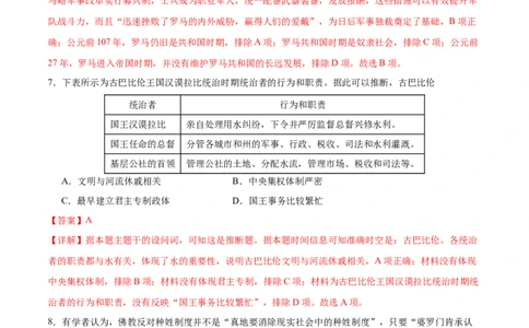 消灭易错《世界古代史》选择题50题专练（解析版）_高中三年全科资料_高中_15高中全科《高考易错题》2025版_高考历史备战2025年高考易错题（新高考专用）_消灭易错专练