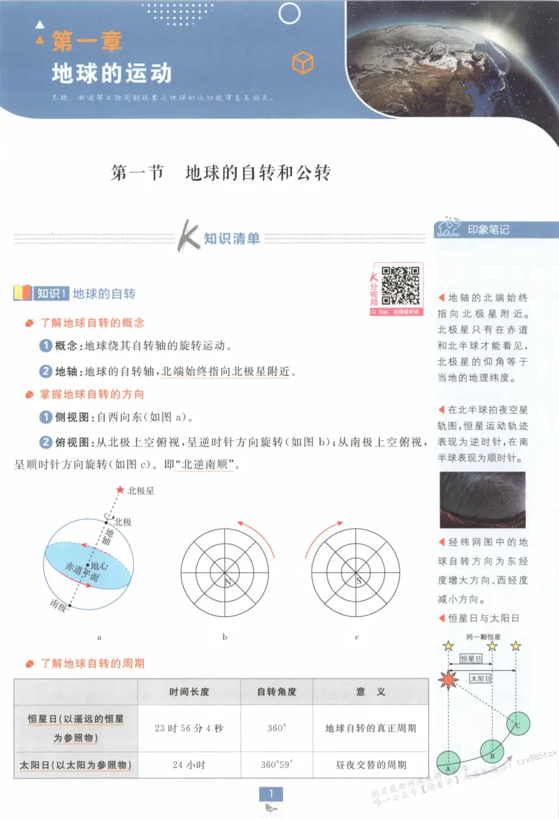 狂K重点_高中三年全科资料_高中_2026版高中必刷题地理选修1RJ