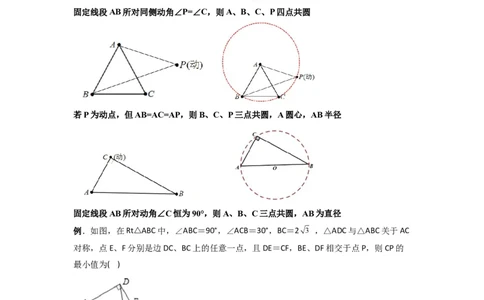 专题11圆的最值问题（隐圆模型）（教师版）（人教版）_人教版数学九年级上册_版本二_九年级数学上册（人教版）_压轴题攻略-V9_2024版
