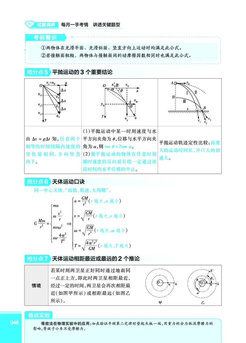 物理答题模板_高中三年全科资料_高中_1高中基础资料包_24九科答题模板