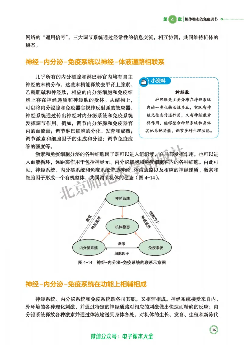 生物学选择性必修1稳态与调节_高中三年全科资料_高中_高中电子教材_高中生物学_北师大