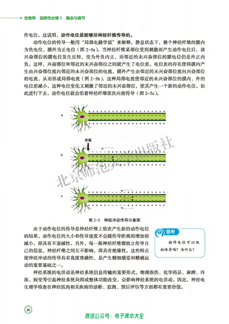 生物学选择性必修1稳态与调节_高中三年全科资料_高中_高中电子教材_高中生物学_北师大