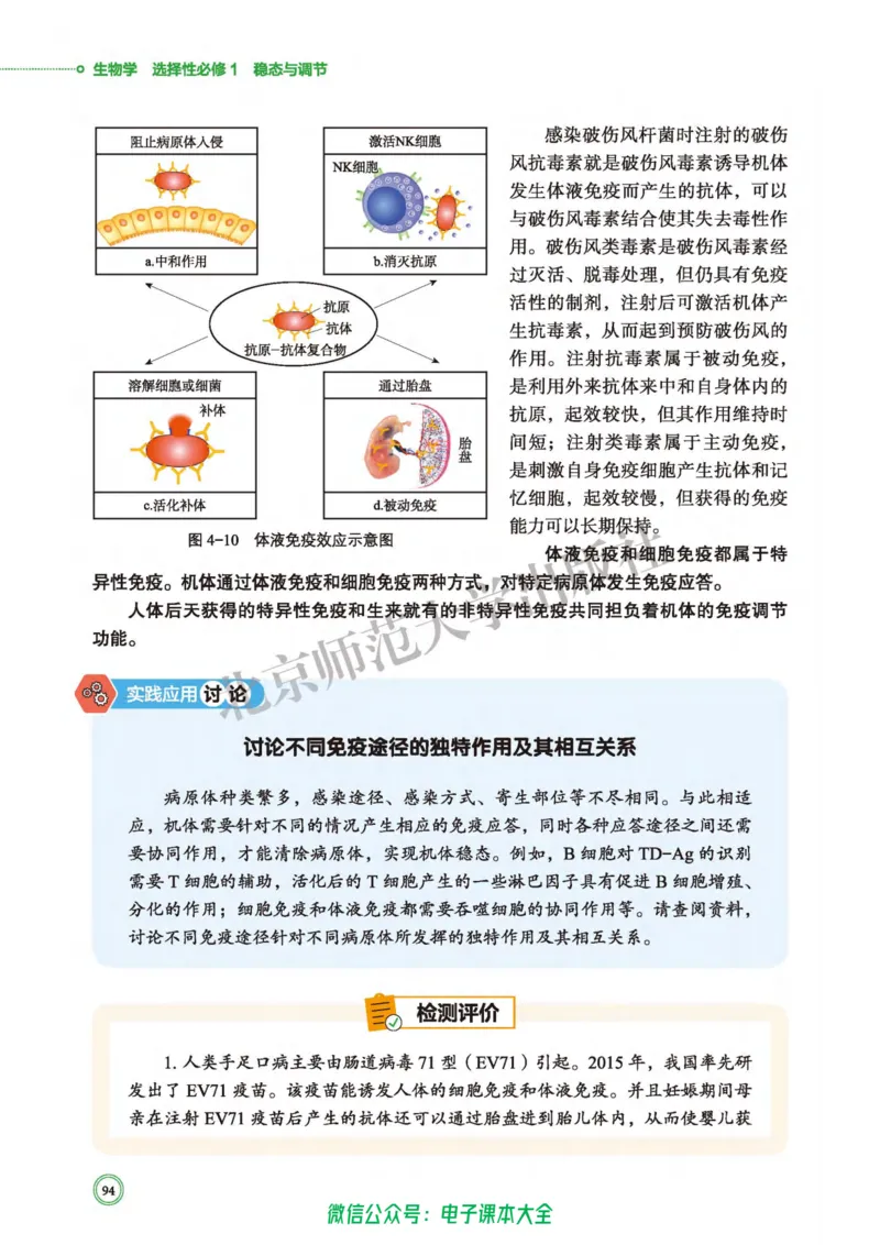生物学选择性必修1稳态与调节_高中三年全科资料_高中_高中电子教材_高中生物学_北师大