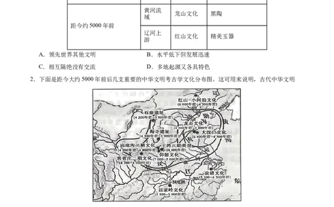 消灭易错《中国古代史》选择题50题专练（原卷版）_高中三年全科资料_高中_15高中全科《高考易错题》2025版_高考历史备战2025年高考易错题（新高考专用）_消灭易错专练