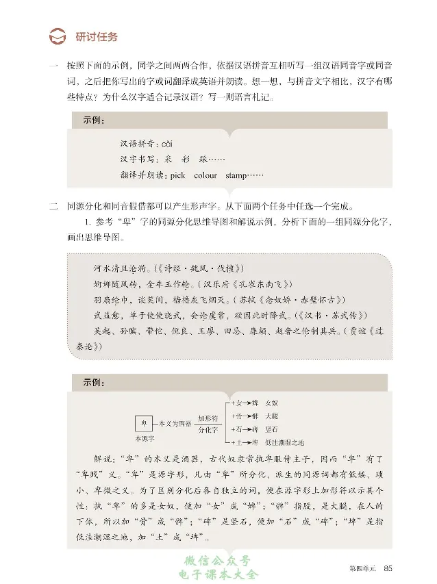 汉字汉语专题研讨_高中三年全科资料_高中_高中电子教材_高中语文_选修