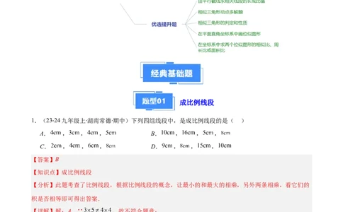 专题11平行线成比例、相似三角形、位似（6大基础题+5大提升题）（解析版）_人教版数学九年级上册_版本二_九年级数学上册（人教版）_专项复习