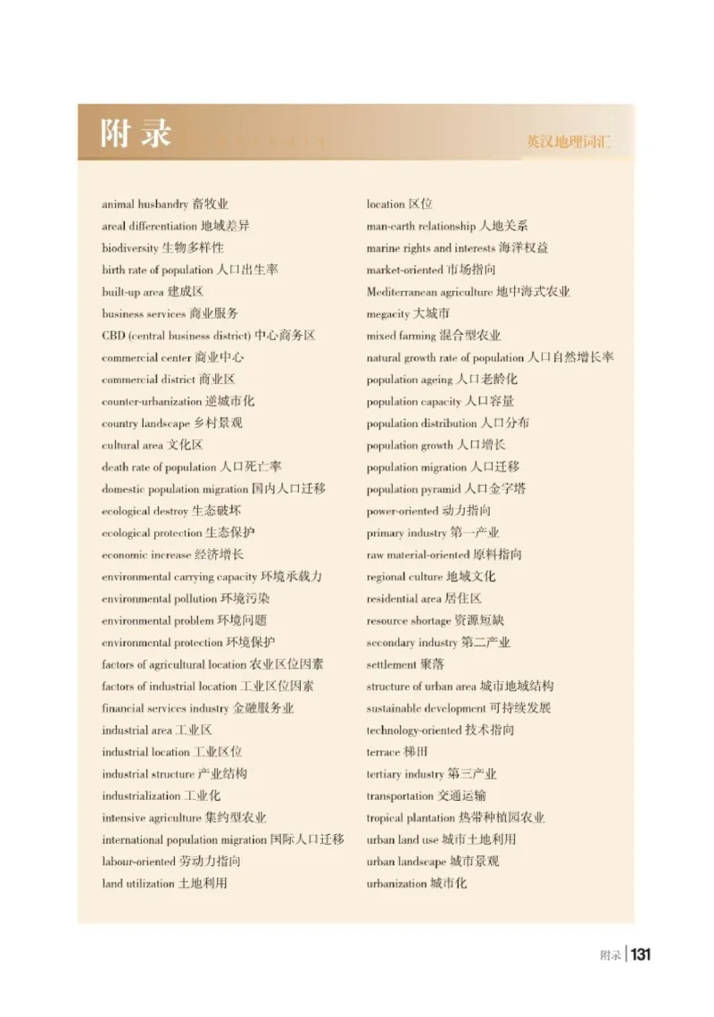 普通高中教科书地理必修第二册_高中三年全科资料_高中_高中电子教材_高中地理_湘教版