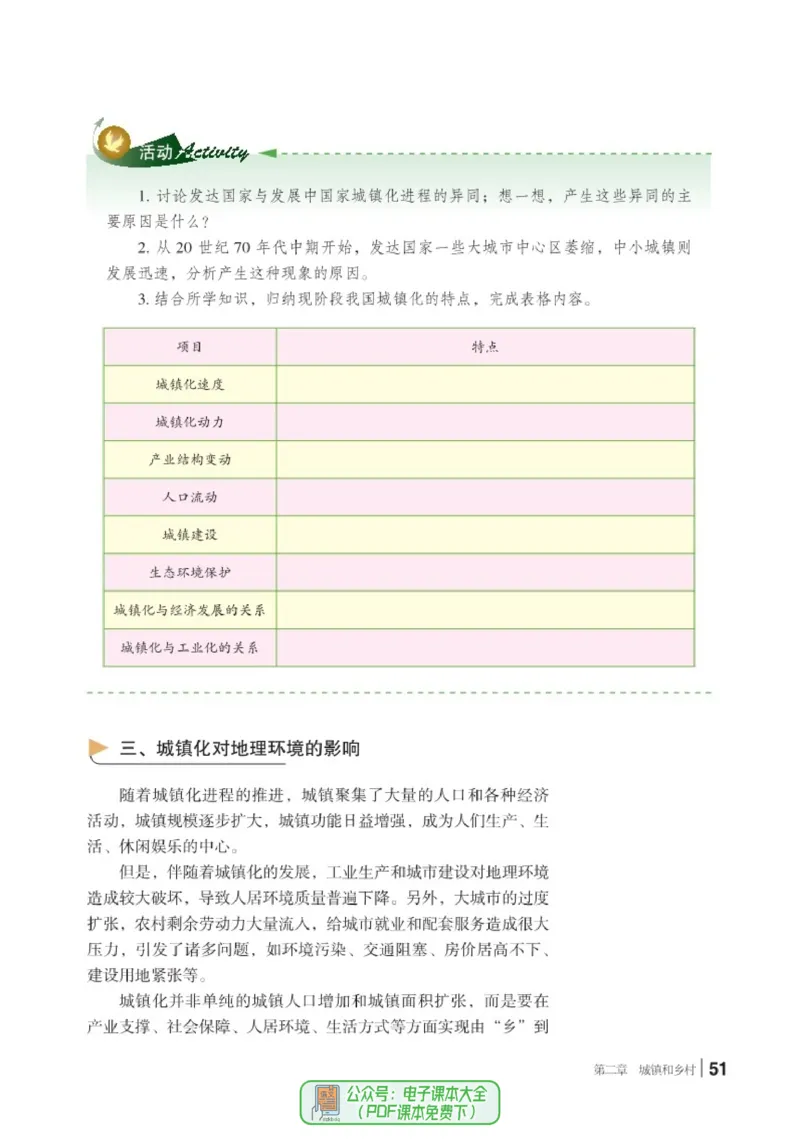 普通高中教科书地理必修第二册_高中三年全科资料_高中_高中电子教材_高中地理_湘教版