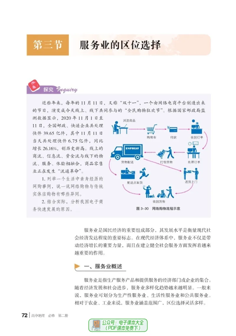 普通高中教科书地理必修第二册_高中三年全科资料_高中_高中电子教材_高中地理_湘教版