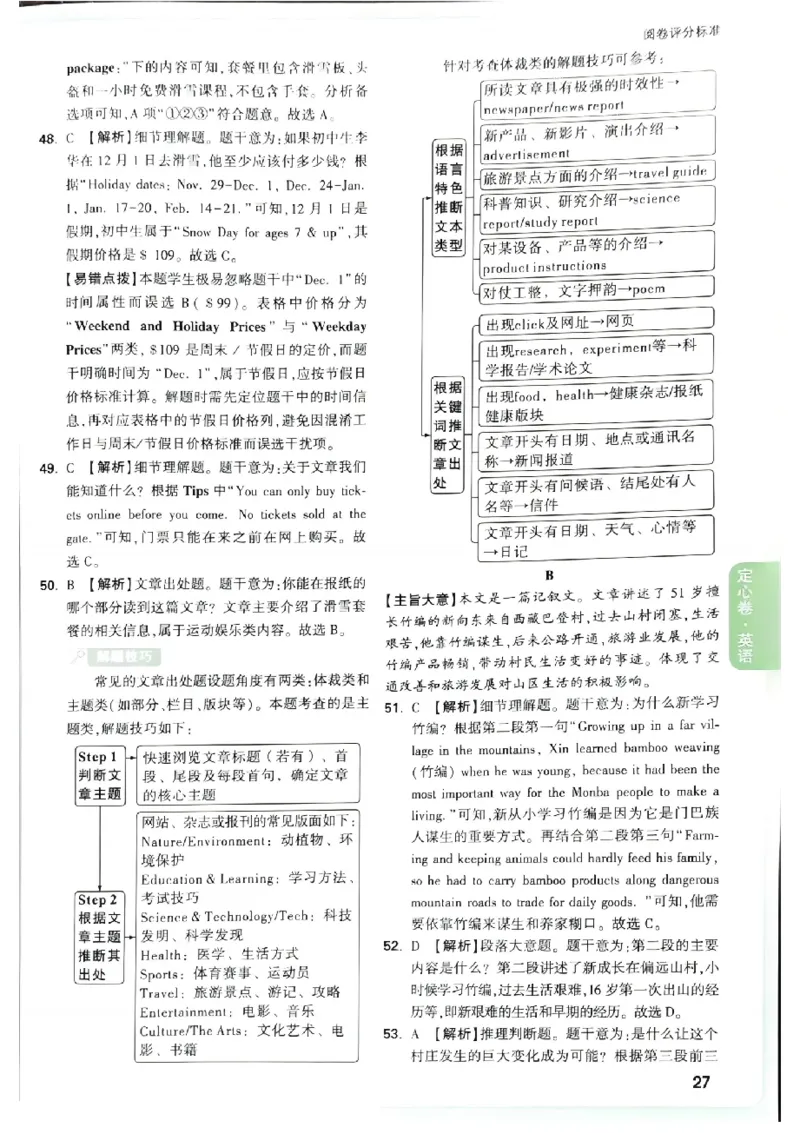 2026《万唯中考&bull;福建定心卷》7科答案_2026中考押题卷合集_2026《万唯中考定心卷》各地方版_2026《万唯中考&bull;福建定心卷》7科