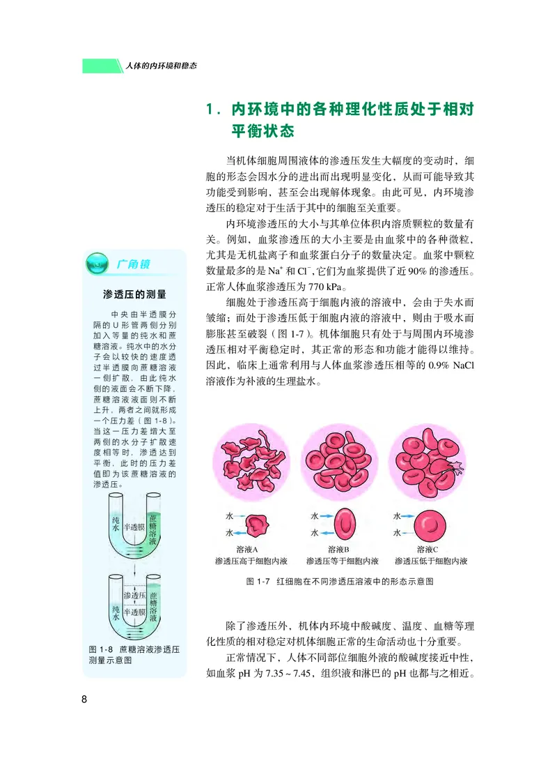 普通高中教科书生物学选择性必修1稳态与调节_高中三年全科资料_高中_高中电子教材_高中生物学_沪科技版