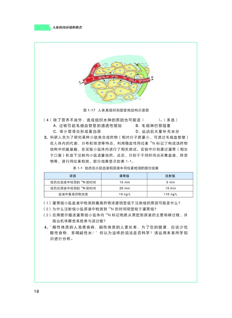 普通高中教科书生物学选择性必修1稳态与调节_高中三年全科资料_高中_高中电子教材_高中生物学_沪科技版