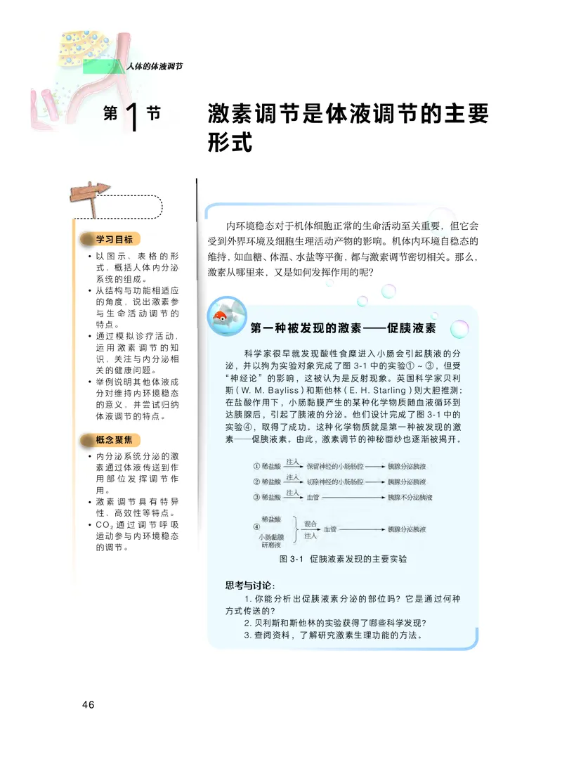 普通高中教科书生物学选择性必修1稳态与调节_高中三年全科资料_高中_高中电子教材_高中生物学_沪科技版