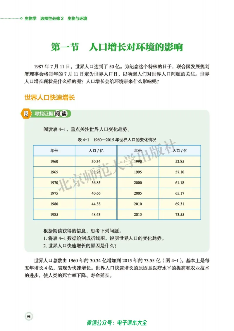 生物学选择性必修2生物与环境_高中三年全科资料_高中_高中电子教材_高中生物学_北师大