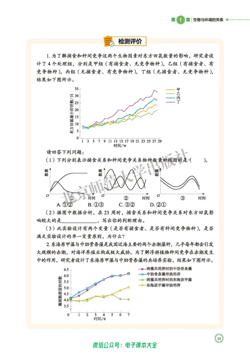 生物学选择性必修2生物与环境_高中三年全科资料_高中_高中电子教材_高中生物学_北师大