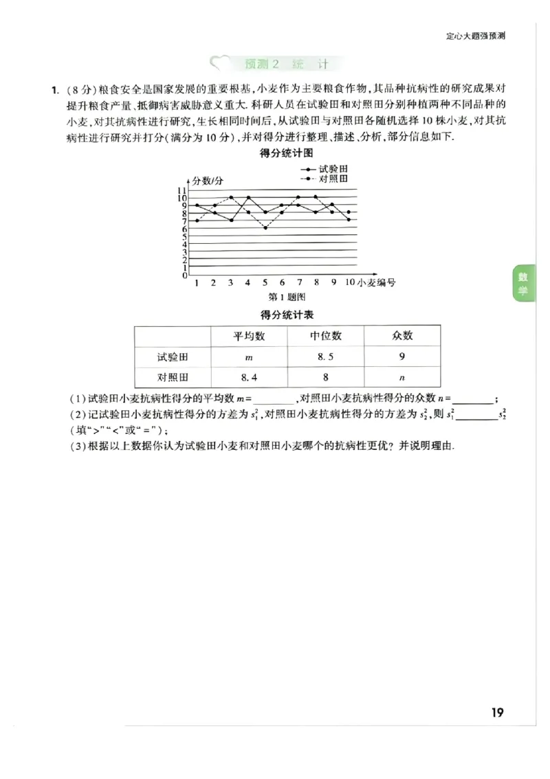 2026《万唯中考&bull;福建定心卷》定心大题强预测_2026中考押题卷合集_2026《万唯中考定心卷》各地方版_2026《万唯中考&bull;福建定心卷》7科