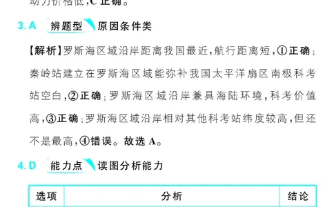 模块五综合训练_高中三年全科资料_高中_理想树2026版高考《必刷小题》8科全套_2026版理想树高考必刷小题地理_2026版理想树高考必刷小题地理解析