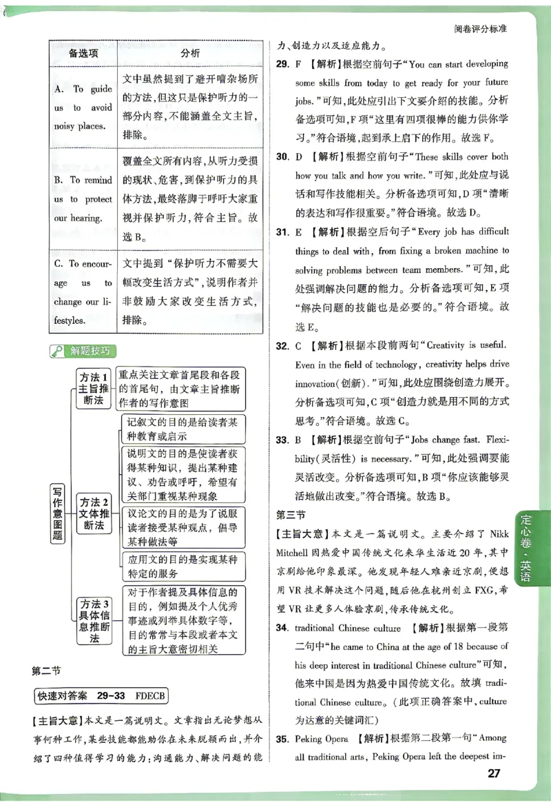 2026《万唯中考&bull;贵州定心卷》英语(贵阳卷)答案_2026中考押题卷合集_2026《万唯中考定心卷》各地方版_2026《万唯中考&bull;贵州定心卷》5科_2026《万唯中考&bull;贵州定心卷》英语(贵阳卷)
