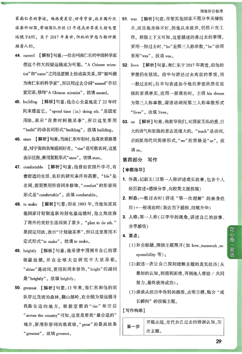 2026《万唯中考&bull;贵州定心卷》英语(贵阳卷)答案_2026中考押题卷合集_2026《万唯中考定心卷》各地方版_2026《万唯中考&bull;贵州定心卷》5科_2026《万唯中考&bull;贵州定心卷》英语(贵阳卷)