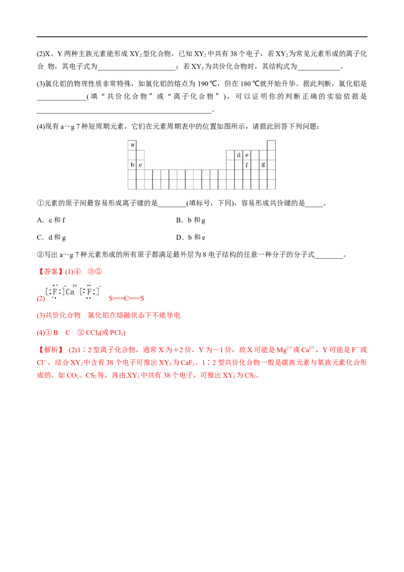 易错类型08元素推断元素周期律（8大易错点）（解析版）_高中三年全科资料_高中_15高中全科《高考易错题》2025版_高考化学备战2025年高考易错题（新全国通用）