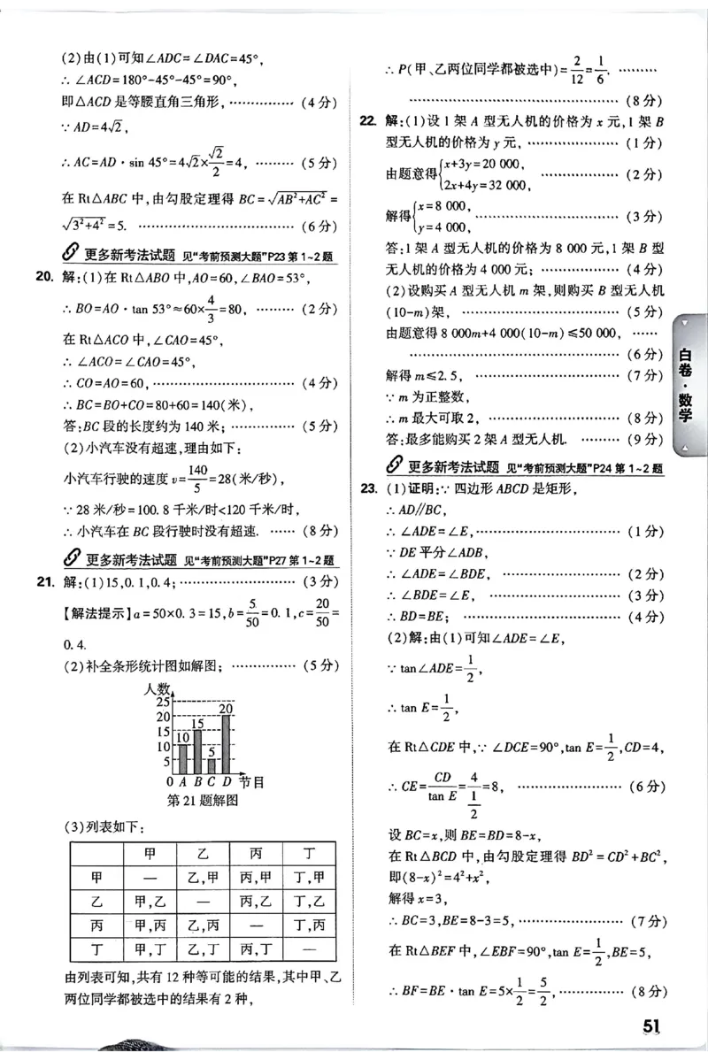 2026《万唯中考&bull;长沙黑白卷》数学黑白卷答案_2026中考押题卷合集_2026《万唯中考黑白卷》地方版(1)_2026《万唯中考&bull;长沙黑白卷》7科_2026《万唯中考&bull;长沙黑白卷》数学
