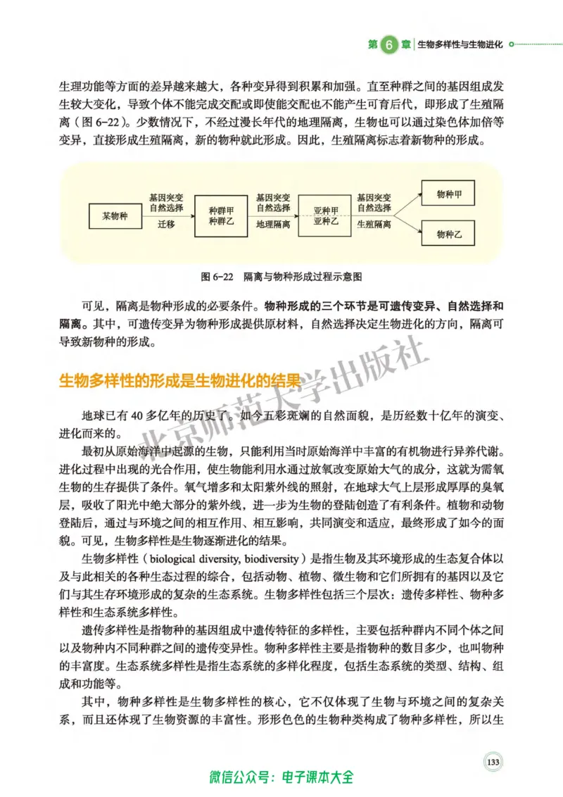 生物学必修2遗传与进化_高中三年全科资料_高中_高中电子教材_高中生物学_北师大