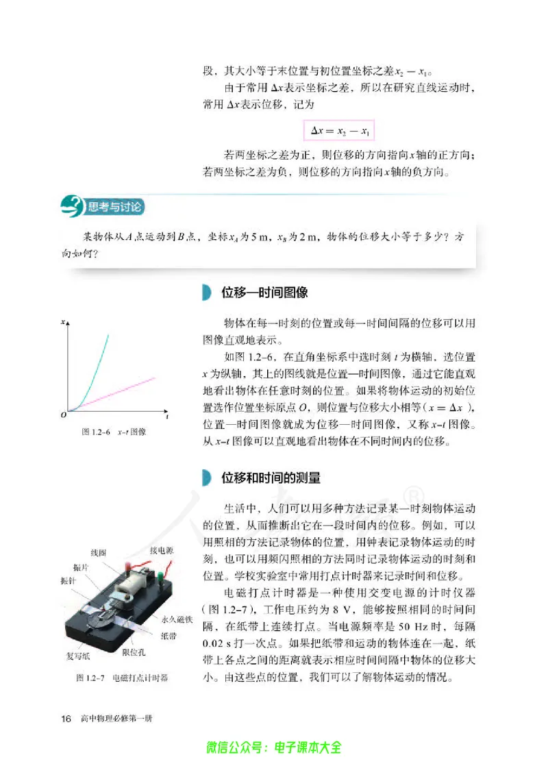 普通高中教科书物理必修第一册_高中三年全科资料_高中_高中电子教材_高中物理_人教版_旧