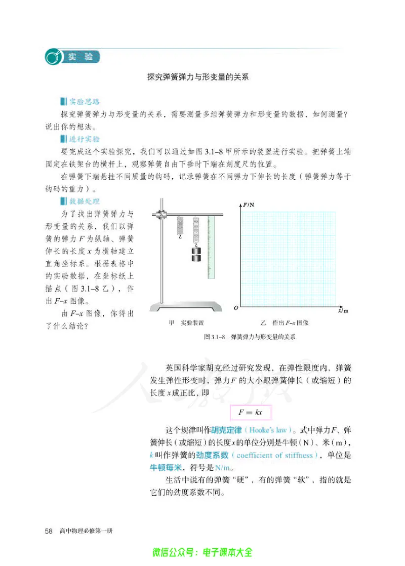 普通高中教科书物理必修第一册_高中三年全科资料_高中_高中电子教材_高中物理_人教版_旧