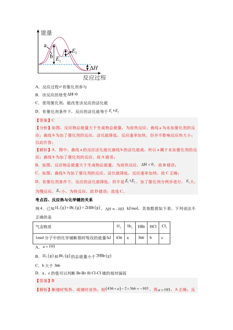 第01讲反应热-暑假衔接新高二化学暑假精品课（人教版）（教师版）_高中三年全科资料_高中_高中1_2025秋新高二《暑假衔接讲义》（语数外理化）电子版
