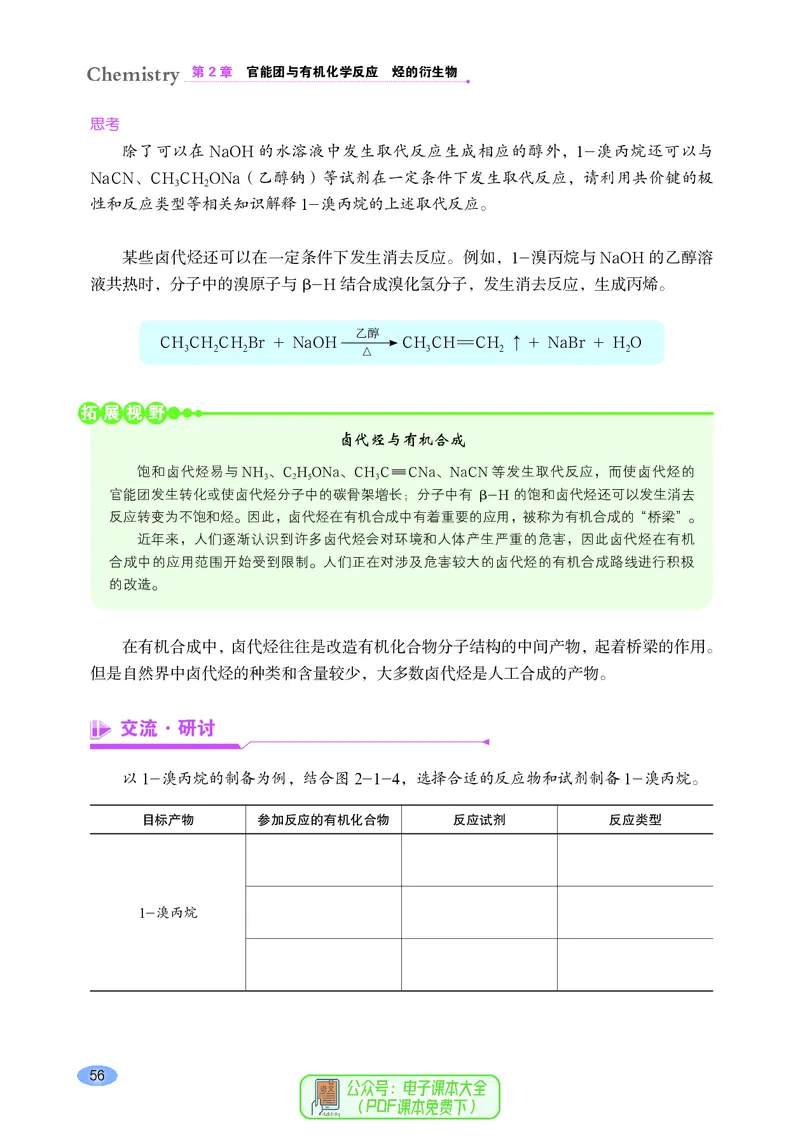 普通高中教科书化学选择性必修3有机化学基础_高中三年全科资料_高中_高中电子教材_高中化学_鲁科版